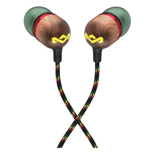 Marley Auricolari microfono filo SMILE JAMAICA USB C Rasta EM JE042 RA