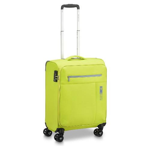 Roncato Trolley cabina morbido tg. S (42Lt) 4 ruote (40x20x55cm) LITE SOFT Cyber lime 41474677