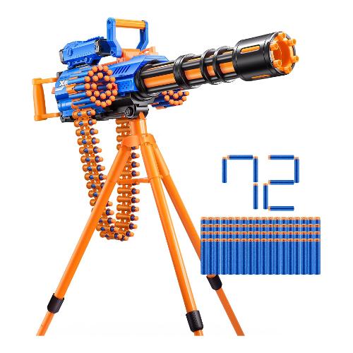 Zuru Fucile blaster Mitragliatore Insanity Rage Fire Motor con 72 colpi e tripod X SHOT ZUR36605