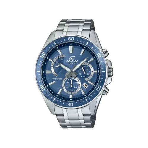 Casio Orologio EDIFICE Silver e Blue EFR 552D 2AVUEF