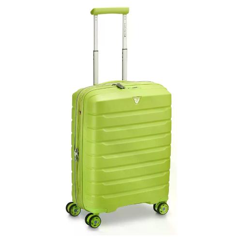 Roncato Trolley cabina rigido espandibile tg. S (50Lt) 4 ruote (40x20x55cm) B-FLYING Cyber lime 41818377