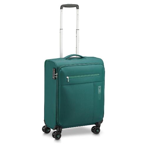 Roncato Trolley cabina morbido tg. S (42Lt) 4 ruote (40x20x55cm) LITE SOFT Verde 41474687