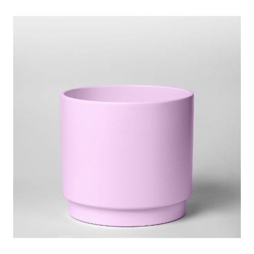 Almas Vaso piante cilindro ceramica (22x20cm) STEP Rosa 045/22RS