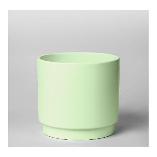 Almas Vaso piante cilindro ceramica (22x20cm) STEP Verde chiaro 045/22VC