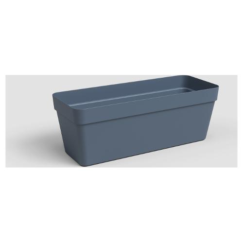 Artevasi Cassetta piante con riserva acqua plastica riciclata (50x20x18cm) CAPRI Blu XL50/BL