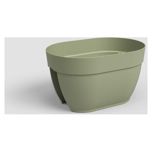 Artevasi Cassetta balconetta plastica riciclata (40x256x22,5cm) CAPRI Salvia BAL40/VS