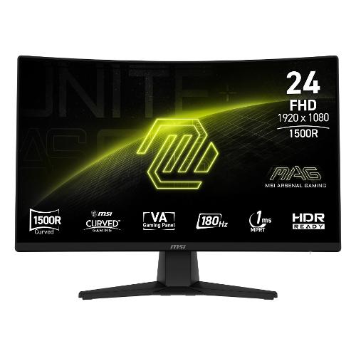 Msi Monitor 23,6" ( LED 1920x1080 FULL HD 180Hz ) MAG 242C Curvo Black 9S6 3BC31T 001