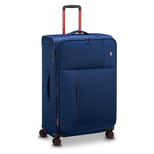 Roncato Trolley cabina morbido espandibile tg. L (126Lt) 4 ruote (48x31x77cm) MOVE Blu oltremare 41535193