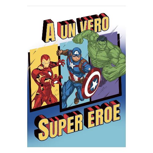 Marpimar Biglietto auguri Compleanno (11,8x16,8cm) MARVEL AVENGERS DDE21