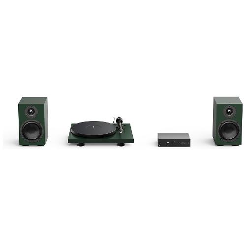 Pro Ject Giradischi COLOURFUL Audio System 2 Satin green