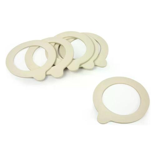 Bormioli Rocco Set guarnizioni barattolo 6 pz (8cm) FIDO spessore 3 mm Bianco 890780