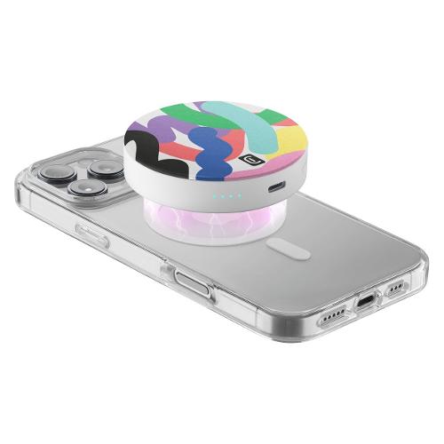 Cellular Line Power bank 3000mA MAG VIBE 3000 White PBMAGROUND3000W