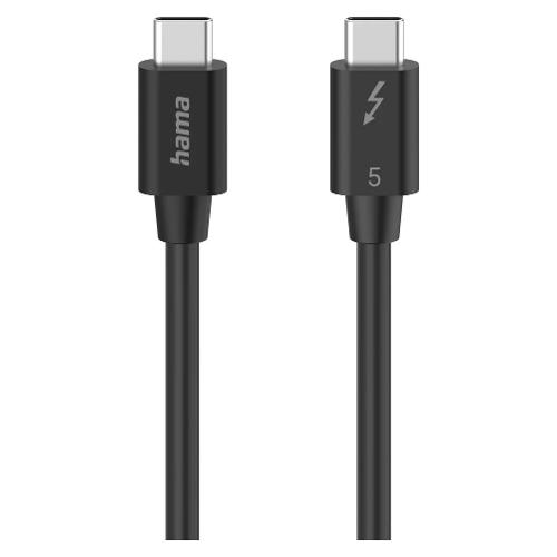 Hama Cavo USB C Thunderbolt 5 Black 1m 00200796