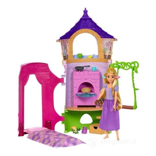 Mattel Set bambola Rapunzel con Torre DISNEY PRINCESS HLW30