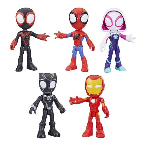 Hasbro Set personaggi Hero Collection 5 pz MARVEL SPIDEY & AMAZING FRIENDS HASF8401
