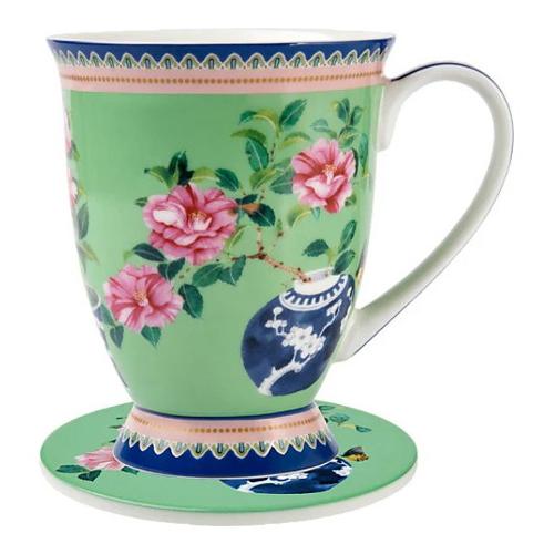 Maxwell & Williams Tazza porcellana con piatto (300ml) JARDIN Camelia HV0384