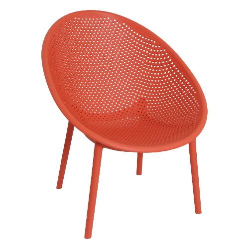 Amicasa Poltrona polipropilene RAVELLO Corallo PP 850