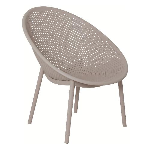 Amicasa Poltrona polipropilene RAVELLO Sabbia PP 850