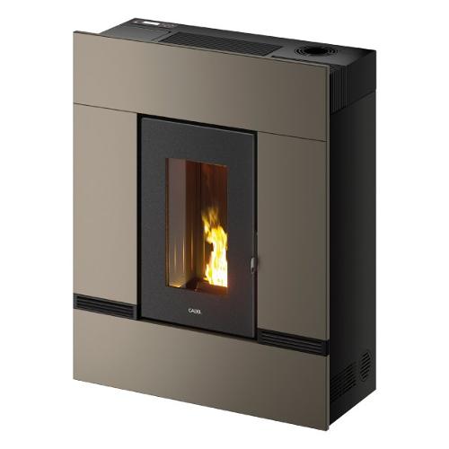 Cadel Stufa pellet 14kW MITHOS Plus 14 Up Twin Light bronze 5 stelle Classe A+ 7023105