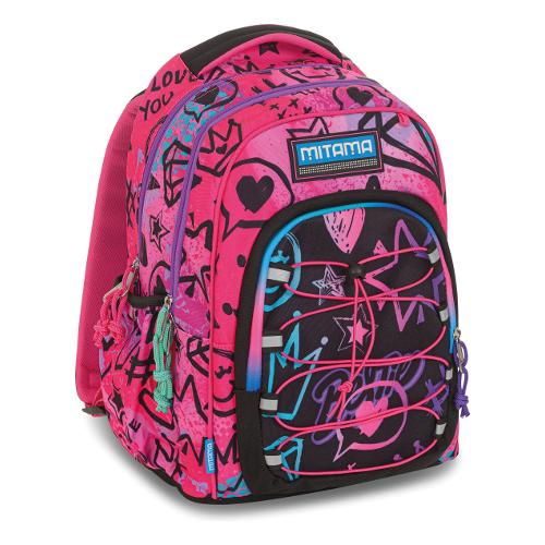 Mitama Zainetto scuola estensibile (30Lt) M POWER GIRL (35x26x42cm) Assortito 64937