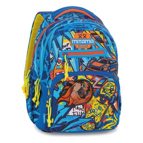 Mitama Zainetto scuola estensibile (30Lt) NEW PLUS BOY (35x26x42cm) Assortito 64928