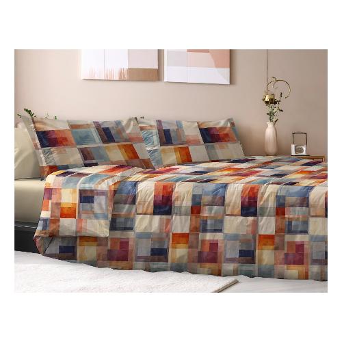 Tessitura Zambaiti Parure copripiumino due piazze CLEA 6049