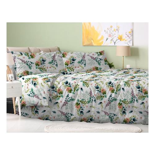 Tessitura Zambaiti Parure copripiumino due piazze CLEA 6047