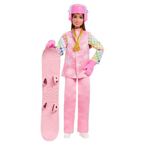 Mattel Bambola Snowboarder con accessori (30cm) BARBIE JKF78