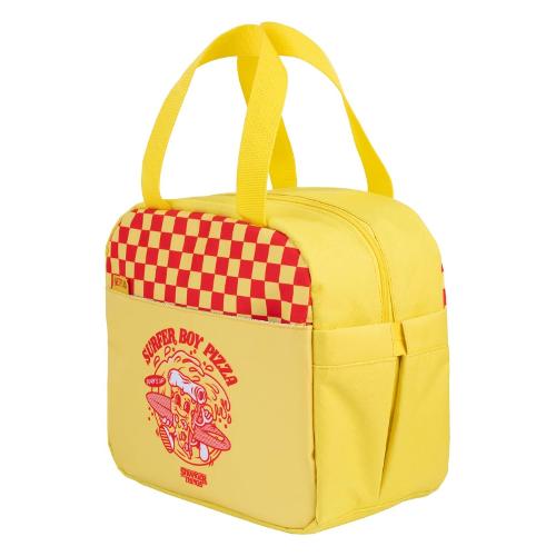 Erik Borsa termica (4,8Lt) porta pranzo Surfer Boy Pizza STRANGER THINGS Giallo