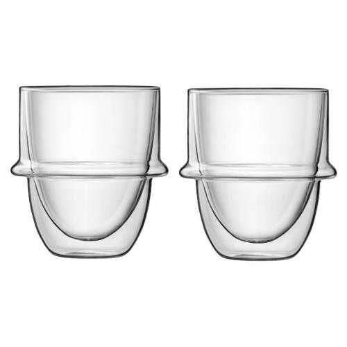 Bormioli Luigi Set tazze vetro borosilicato 2 pz (230ml) cappuccino RM547 PLANETA Trasparente 10000013457