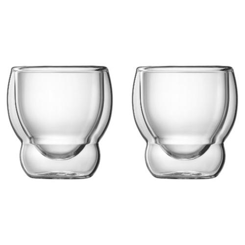 Bormioli Luigi Set tazzine caffè vetro borosilicato 2 pz (90ml) RM549 GLOBO Trasparente 10000013477
