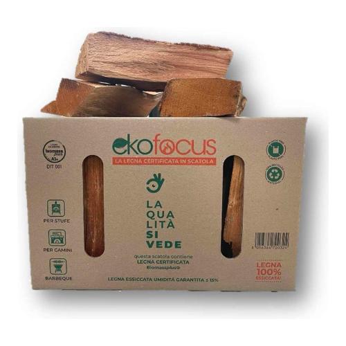 Ronchiato Gino Legna da ardere faggio e carpino scatola (11kg) EKOFOCUS 00324