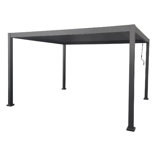 Amicasa Pergola alluminio FAVIGNANA Antracite (4x3mt) LY G 129