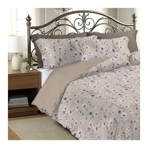 Savoltex Parure copripiumino due piazze ARTEMISIA Grigio