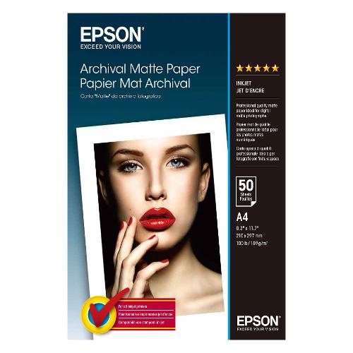 Epson Carta fotografica A4 50pz Archival Matte Paper C13S041342