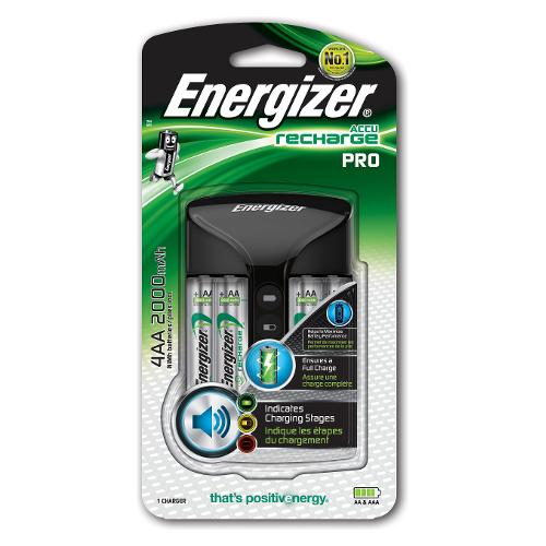 Energizer Caricabatterie ACCU RECHARGE PRO 4xAA E300696602