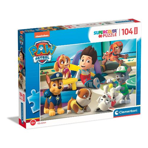 Clementoni Puzzle 104 pz Maxi (48,5x33,5cm) PAW PATROL Assortito