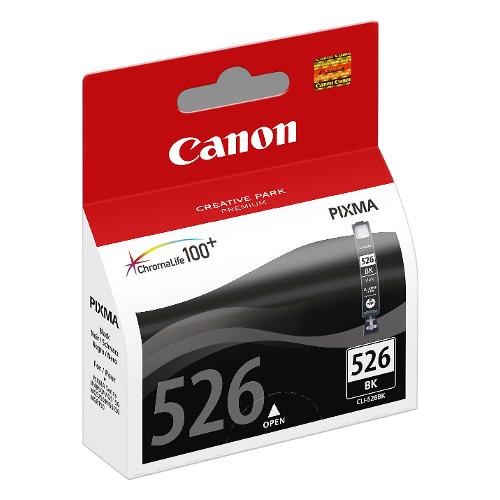 Canon Cartuccia stampante Linea CLI-526 Nero CHROMALIFE 100+ Cli 526Bk 4540B001