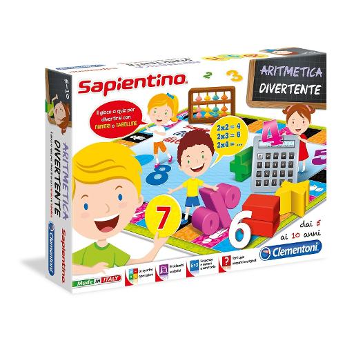 Clementoni Gioco educativo Aritmetica Divertente SAPIENTINO 11919