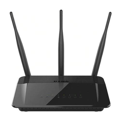 D Link Router AC750 Dual Band Black DIR 809