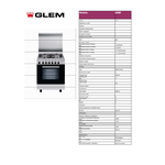 Glem Gas ST664MI Cucina 60x60 con forno multifunzione elettrico  termoventilato 4 fuochi Classe A+ colore acciaio Inox - Cucine Cucina 4  fuochi - ClickForShop