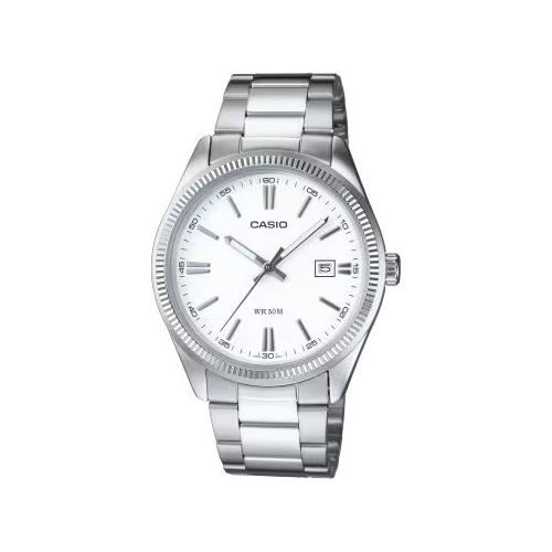 Casio Orologio COLLECTION Silver e White MTP 1302PD 7A1V