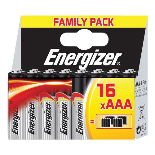Energizer Batteria Ministilo AAA Alcalina Family Pack 16pz 628123