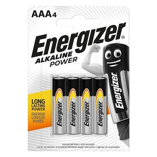 Energizer Batteria Ministilo AAA Alcalina POWER 4pz