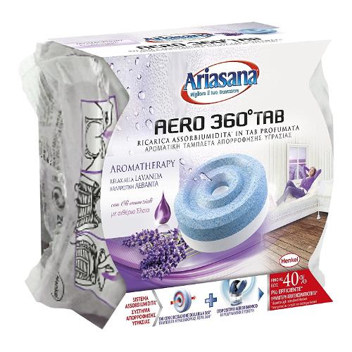 Ricarica assorbiumidita' 'ariasana aero 360° tab' gr. 450 - lavanda