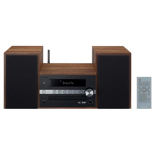 Pioneer Compatto HI FI Bluetooth e WiFi Black e Wood 2x 30W X CM66D B