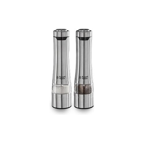 Russell Hobbs Set macina Sale e Pepe elettrico a batteria Cromo spazzolato 23460 56