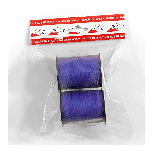 Star Nastro regalo Rocchetto Blu 1cm x 10m 2 pz 0144