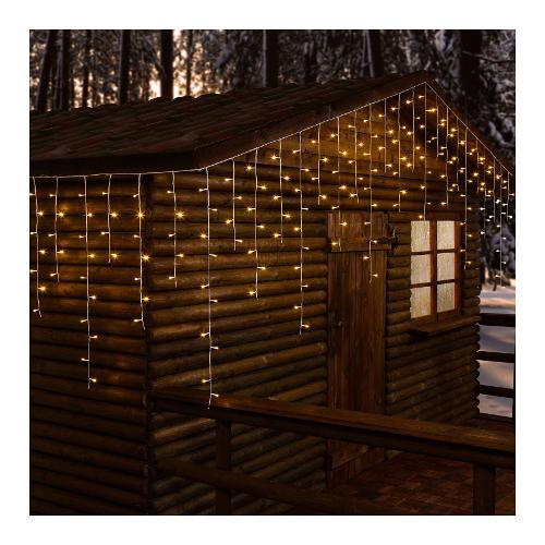 Lotti Tenda luminosa Ice Light Led con 8 Giochi Luce (504x100 cm) nr 182 luci Bianco caldo 33177
