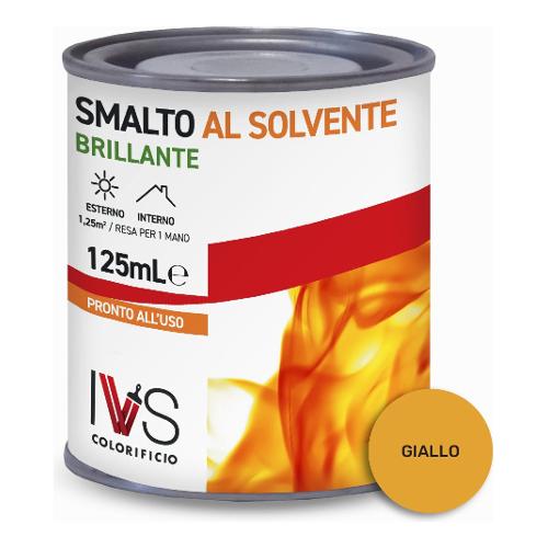 Ivs Smalto sintetico brillante giallo barattolo 125 ml CF2008